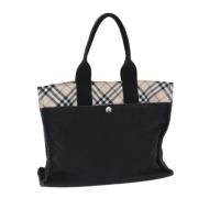 Burberry Vintage Pre-owned Canvas handvskor Black, Dam