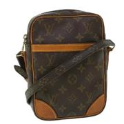 Louis Vuitton Vintage Pre-owned Canvas axelremsvskor Brown, Dam