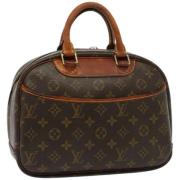 Louis Vuitton Vintage Pre-owned Canvas handvskor Brown, Dam