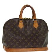 Louis Vuitton Vintage Pre-owned Canvas handvskor Brown, Dam