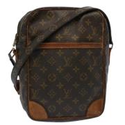 Louis Vuitton Vintage Pre-owned Canvas axelremsvskor Brown, Dam