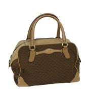 Gucci Vintage Pre-owned Canvas handvskor Brown, Dam