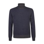 Barba Blå Sweatshirt Aw24 Herrmode Blue, Herr