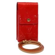 Louis Vuitton Vintage Pre-owned Laeder necessrer Red, Dam