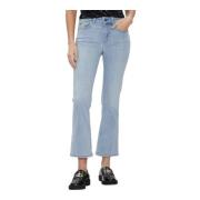 Liu Jo Stiliga Cropped Jeans för Kvinnor Blue, Dam