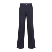 Theory Blå Jeans Dammode Aw24 Blue, Dam