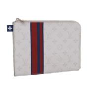 Louis Vuitton Vintage Pre-owned Canvas kuvertvskor White, Dam