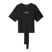 Gaëlle Paris Kortärmad T-shirt Black, Dam