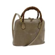 Gucci Vintage Pre-owned Mocka handvskor Beige, Dam