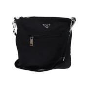 Prada Vintage Pre-owned Nylon prada-vskor Black, Dam