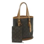 Louis Vuitton Vintage Pre-owned Canvas axelremsvskor Brown, Dam