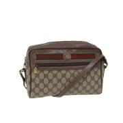 Gucci Vintage Pre-owned Canvas gucci-vskor Beige, Dam