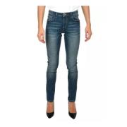 YES ZEE Blå Push Up Skinny Fit Jeans Blue, Dam