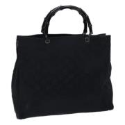 Gucci Vintage Pre-owned Nylon handvskor Black, Dam