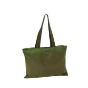 Prada Vintage Pre-owned Nylon prada-vskor Green, Dam