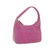 Prada Vintage Pre-owned Nylon prada-vskor Pink, Dam