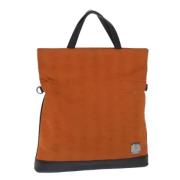 MCM Pre-owned Pre-owned Nylon handvskor Orange, Dam