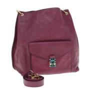 Louis Vuitton Vintage Pre-owned Laeder axelremsvskor Red, Dam