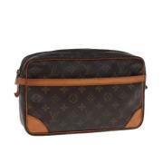 Louis Vuitton Vintage Pre-owned Canvas kuvertvskor Brown, Dam