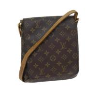 Louis Vuitton Vintage Pre-owned Canvas louis-vuitton-vskor Brown, Dam