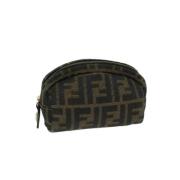 Fendi Vintage Pre-owned Canvas fendi-vskor Brown, Dam