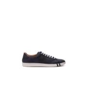 Bally Blå Läder Sneaker Stiligt Design Blue, Herr