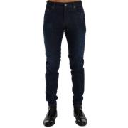 Frankie Morello Blå Slim Fit Jeans Aberdeen Blue, Herr