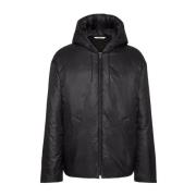 Valentino Garavani Svart Parkas för Män Black, Herr