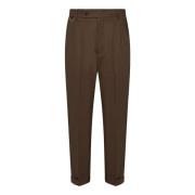 Low Brand Slim-Fit Brun Ullbyxor Brown, Herr