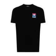 Dsquared2 Stiliga Herr T-shirts & Polos Kollektion Black, Herr