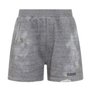 Dsquared2 Grå Bomullsshorts Ss22 Gray, Herr