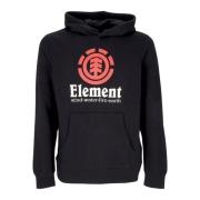 Element Svart Vertikal Hoodie med Känguruficka Black, Herr