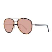 Emilio Pucci Bruna Aviator solglasögon med spegelglas Brown, Dam