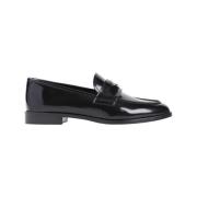 Giorgio Armani Svarta Loaferskor för Kvinnor Black, Dam