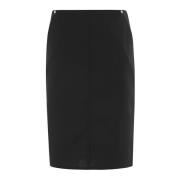 Moschino Lana Tailoring Kjol Black, Dam