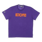 Octopus Lila Logo Tee Kortärmad Purple, Herr