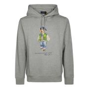 Ralph Lauren Björn Hoodie Tröja Gray, Herr