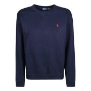 Ralph Lauren Grundläggande Crewneck Sweatshirt Blue, Dam