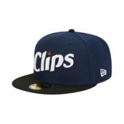 New Era Snapback NBA Cap - Blå Broderad Blue, Herr