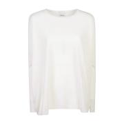 Allude Vit Sweatshirt Aw24 Dammode White, Dam