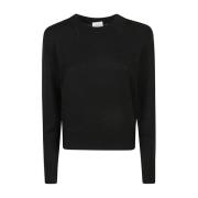 Allude Svart Sweatshirt Aw24 Dammode Black, Dam