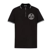 Versace Jeans Couture Polo med logotyp Black, Herr