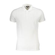 Cavalli Class Broderad Polotröja White, Herr