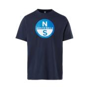 North Sails Kortärmad T-shirt Blue, Herr