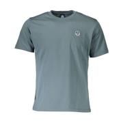 North Sails Grön Logo T-shirt Rund Hals Bomull Green, Herr