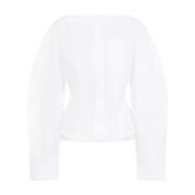 Jacquemus Vita Skjortor för Kvinnor Aw24 White, Dam