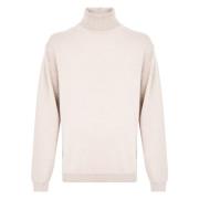 Daniele Fiesoli Krämig Sweater Kollektion Beige, Herr