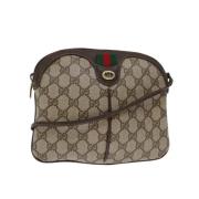 Gucci Vintage Pre-owned Canvas gucci-vskor Beige, Dam