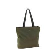 Prada Vintage Pre-owned Nylon prada-vskor Green, Dam