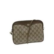 Gucci Vintage Pre-owned Canvas gucci-vskor Beige, Dam